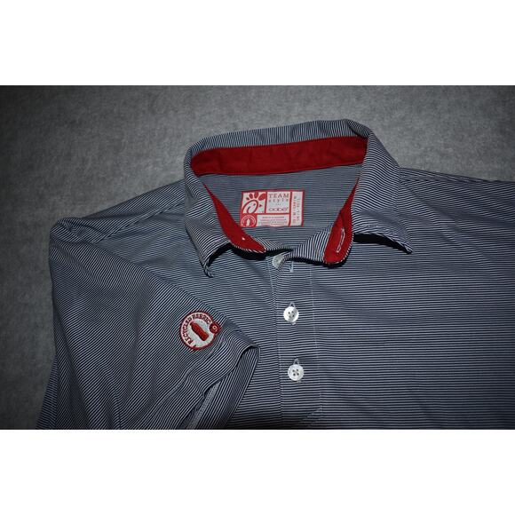 Chick-fil-A Golf Polo Shirt Mens Teens Size Medium Work Team Uniform Polyester - Picture 1 of 7